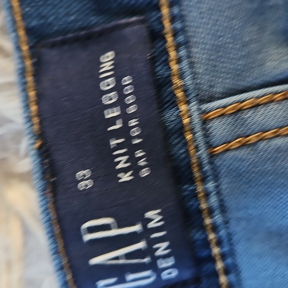 **HP**Womens' Plus GUC GAP Blue Jeggings Sz. 33 - Picture 4 of 9